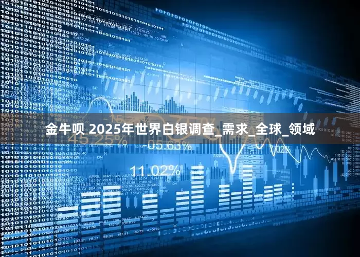 金牛呗 2025年世界白银调查_需求_全球_领域