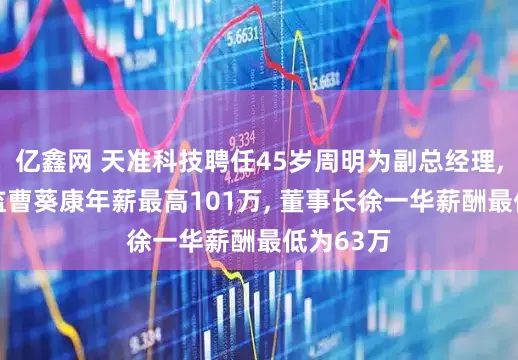 亿鑫网 天准科技聘任45岁周明为副总经理, 技术总监曹葵康年薪最高101万, 董事长徐一华薪酬最低为63万